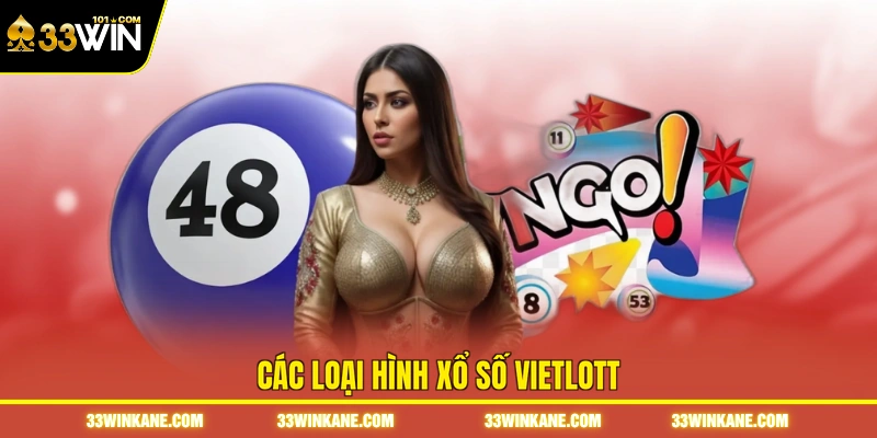 Các loại hình xổ số Vietlott